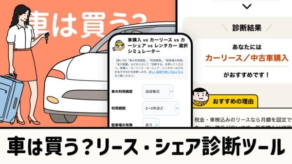 車は買う？リース・シェア診断ツール