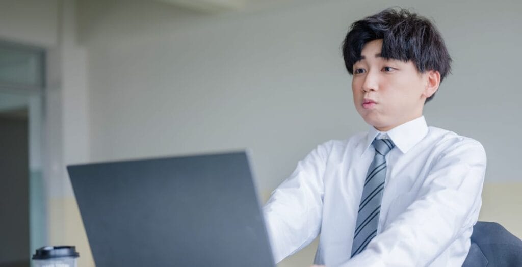 仕事をする人